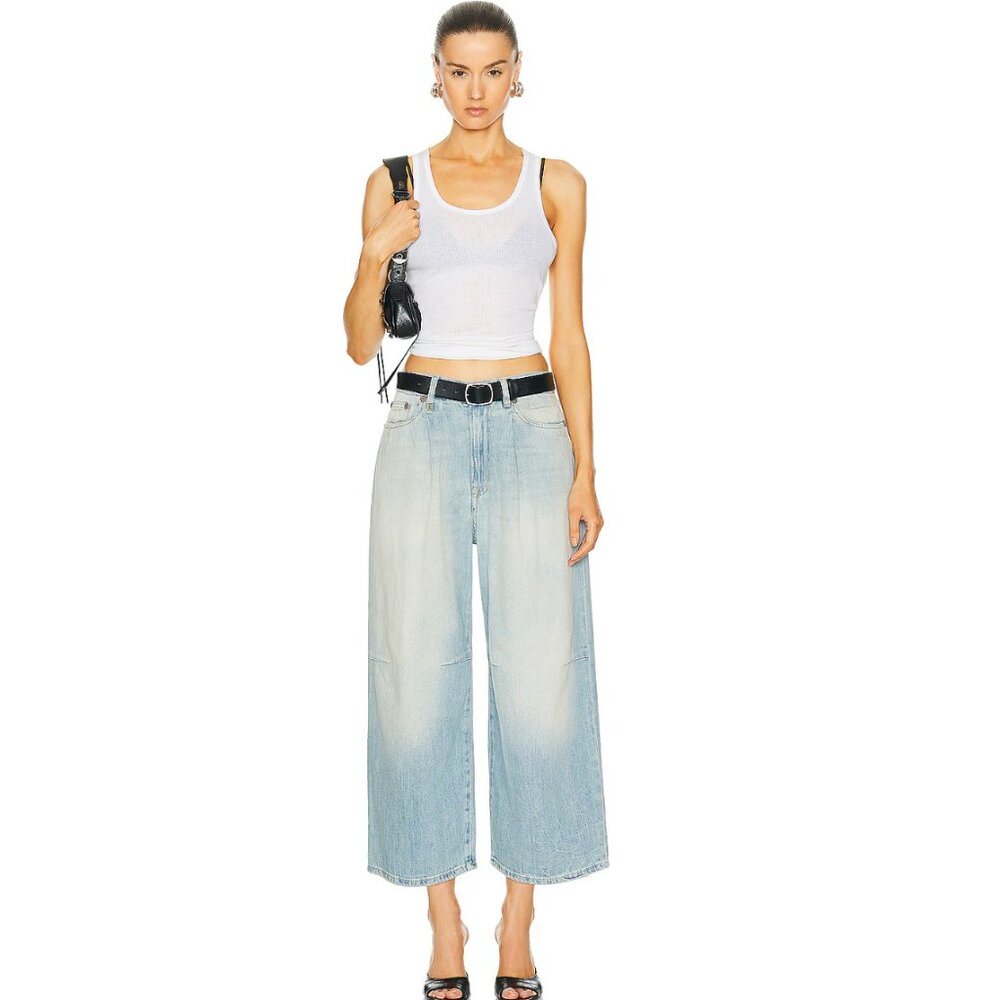 R13 Crop Wide Leg sz26